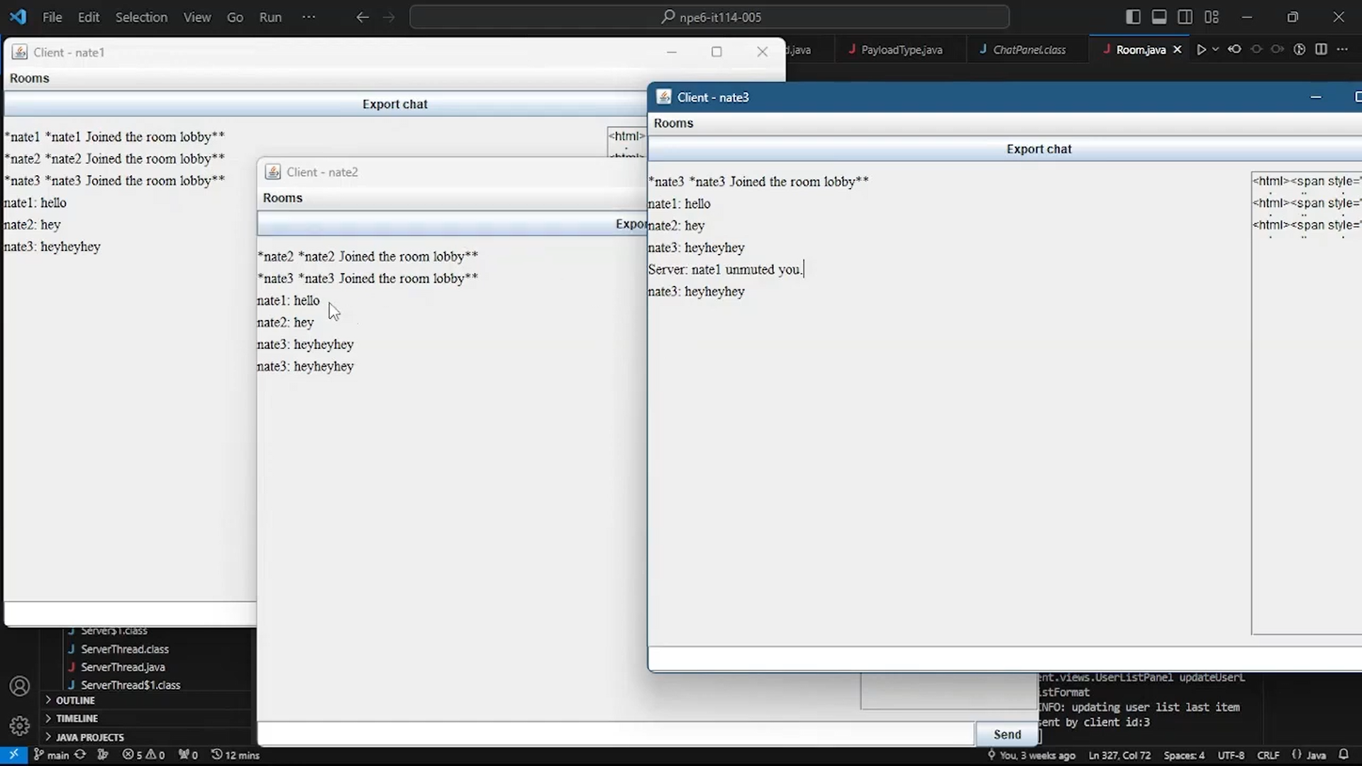 Chatroom App Preview